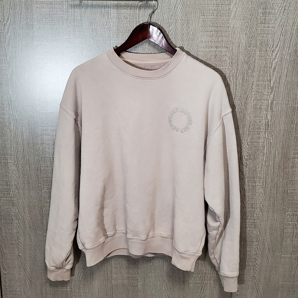 Set Active Gray Beige Medium Sweatshirt. 💙